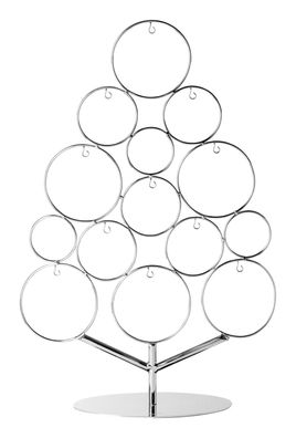 Fink GABBIE, Deko Baum für Anhänger, Edelstahl , glänzend, silberfarben, L. 14