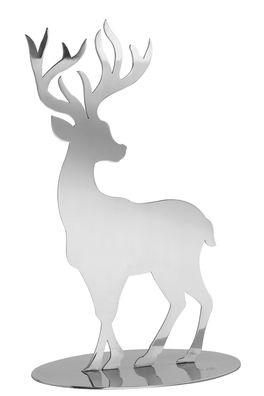 Fink JASPER, Figur, Edelstahl , silber, L. 24 cm, B. 11 cm, H. 35 cm Höhe: 35.00