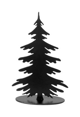 Fink KRIS, Dekobaum, pulverbeschichtet, glatt, schwarz, L. 4 cm, B. 10 cm, H. 15