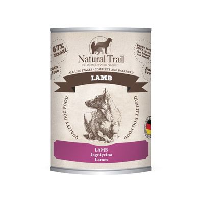 Natural Trail Dog 400g Lamb dose