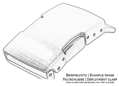 Minott Faltschließe | Titan mit Drückern | einseitig klappbar 32548