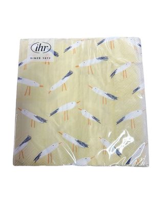 Servietten Möwenflug gelb