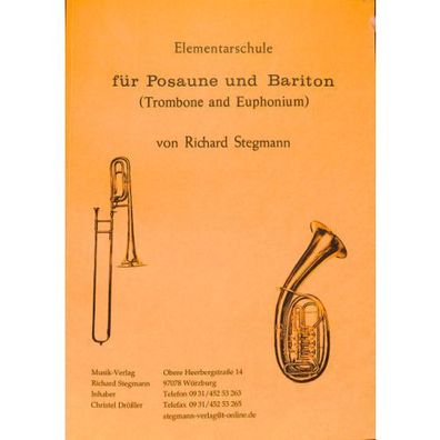 Stegmann Elementarschule für Posaune und Bariton Noten