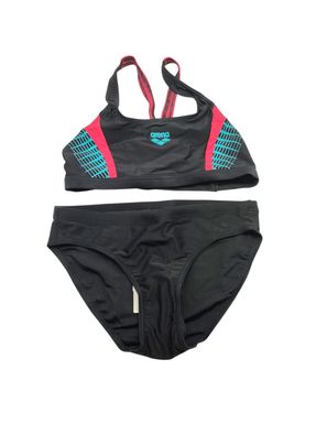 Arena Damen Bikini W Threefold Two Pieces schwarz anguria Gr. 36 EU Sport