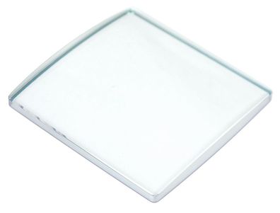 Lotus Watches | Uhrenglas eckig Mineral silberner Rand | 15773/3 15773