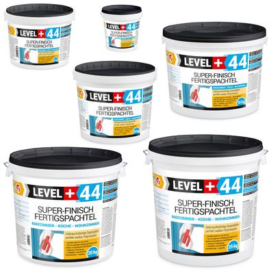 Spachtelmasse 2-25 kg Fertigspachtel Finish Q4 Fugen Glätt Flächen Weiß L+44