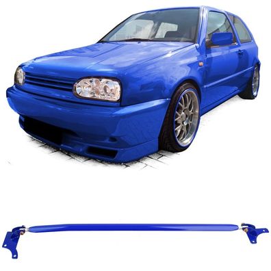 Alu Domstrebe Blau verstellbar für VW Golf 4 + Bora 97-03