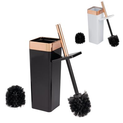 bremermann WC-Garnitur SAVONA, WC-Bürstenhalter, Toilettenbürstenhalter, eckig