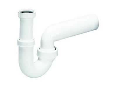 Dallmer Röhren-Siphon 100/0, 1 1/4"xDN40 o. WA-Anschluss