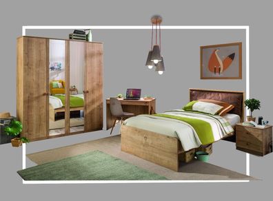 Cilek MOCHA Kinderzimmer, 4-tlg