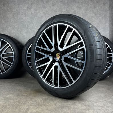 Sommerräder Porsche Cayenne E3-2 22" Original Turbo V Felgen 9Y0044663T DOT24