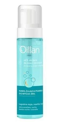 Oillan Prebiotischer 3-in-1 Körper- und Haarwaschschaum, 200 ml