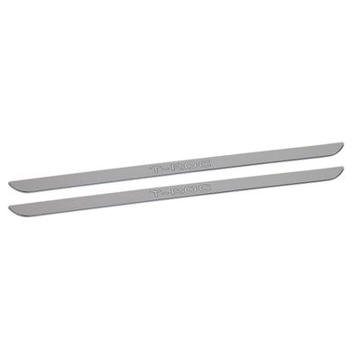 Original VW T-Roc 2 (D4) Einstiegsleisten vorn Aluminium Zierleisten silber 2GV071303