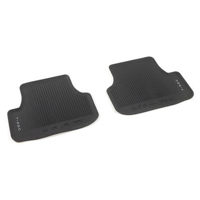 Original VW T-Roc 2 (D4) Fußmatten Allwettermatten Gummimatten hinten 2GV06151282V