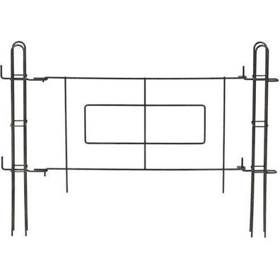 KADAX Gartentor, Tor aus Stahlstab, pulverbeschichteter Gartenzaun, 93 x 72 cm