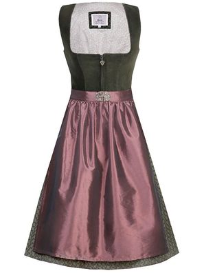 MarJo Dirndl Nicoletta 65er Länge grün/rosenholz