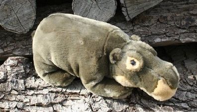 Plüsch Nilpferd Hippo ca. 34 cm lang