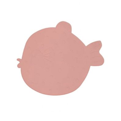 OYOY M107132 - Platzset Little Finn - Tischset Fisch - Silikon-Unterlage für Kinder