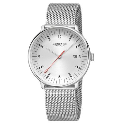 Mondaine Armbanduhr MLE.41210. SM Doppio Saphirglas, Milanaise, 41mm