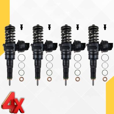 4X Pumpe Düse Einheit 0414720215 PDE Audi Seat Skoda VW 1.4 TDI 1.9 TDI 038130073AG