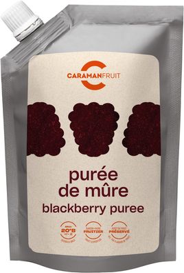 Caramanfruit Brombeeren-Frucht-Püree 2x 1kg Beeren-Püree Kratzbeere süße Brombeere