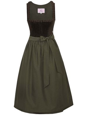 Dirndl Emmering 75cm Länge olive