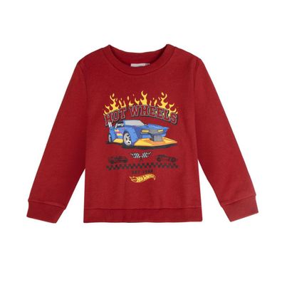 Hot Wheels Pullover Kinder – Sweatshirt aus Baumwolle Polyester