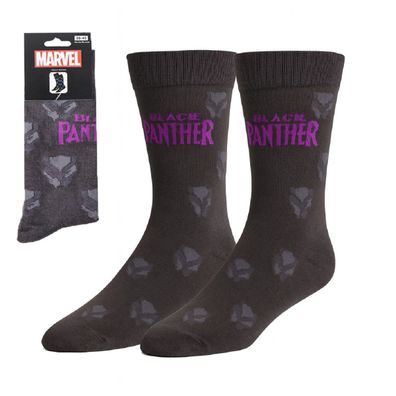 Marvel Panther Socken Ein-Paar Baumwollsocken Freizeit- und Alltagssocken 38-45