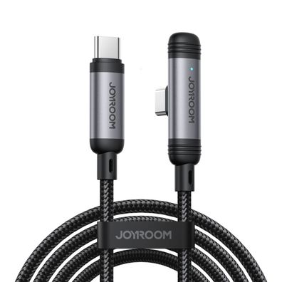 Joyroom S-A56 EnjoyX Series 90° USB-C – USB-C Kabel 60 W 1,2 m – Schwarz