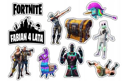 Personalisierter Tortenaufleger Fortnite Essbare Tortendekoration Fondant Esspapier f