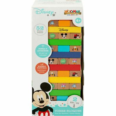 Stapelbare Bauklötze Mickey Holz 52 Stücke