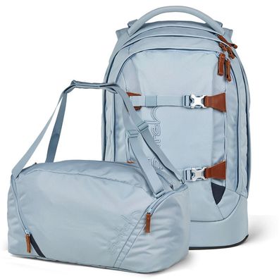 satch pack Set aus pack + Sporttasche PakDuf-25, Nordic Ice Blue, Mädchen & Jungen