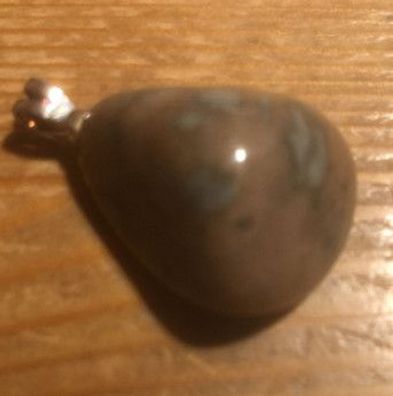 Nunderit (Nundorit) - Trommelstein Anhänger mit Silberöse - SP-318 - Australien