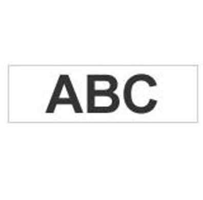 Schriftband TZe-FX221 (lam., flex.) Schwarz auf Weiß 9mm x 8m