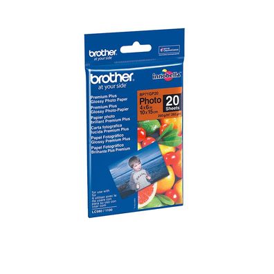 Brother Fotopapier A6 20 Blatt (bis 6000 dpi) 260g/m²