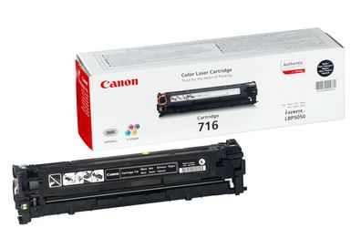 Canon Toner 716 BK Schwarz (ca. 2.300 Seiten)