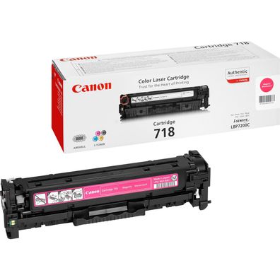 Canon Toner 718 magenta (ca. 2900 Seiten)