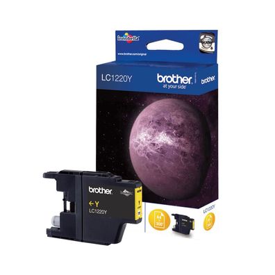 Brother Tintenpatrone LC-1220Y Gelb (ca. 300 Seiten)