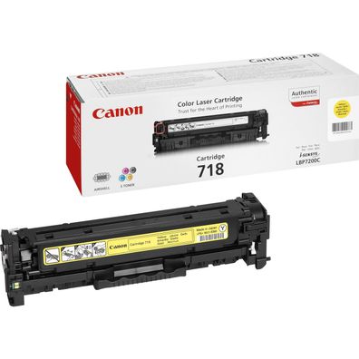 Canon Toner 718 gelb (ca. 2900 Seiten)
