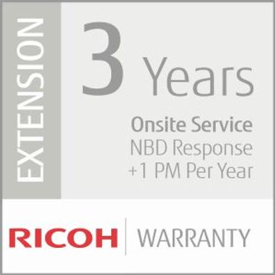 Ricoh Serviceerweiterung - Arbeitszeit und Ersatzteile
