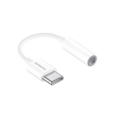 Huawei USB-C zu 3,5 mm Earphone Jack Adapter, CM20, weiß