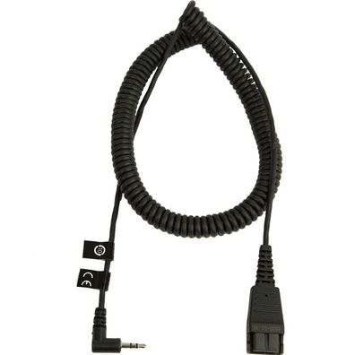 JABRA Anschlusskabel QD auf 2,5mm Klinke, gewinkelt, spiral