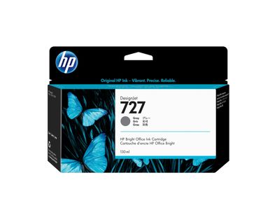 HP 727 Grau DesignJet Tintenpatrone, 130 ml