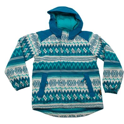 Jack Wolfskin Kajak Falls Printed Jacke Kinder Winterjacke Schneejacke