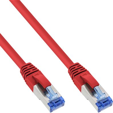 Patchkabel, S/FTP (PiMf), Cat.6A, 500MHz, halogenfrei, Kupfer, rot, 7,5m, rot