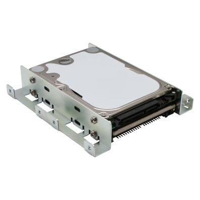 HDD/SSD Einbauschienen, 2x 6,35cm (2,5Zoll) zu 8,89cm (3,5Zoll), nur Rahmen und