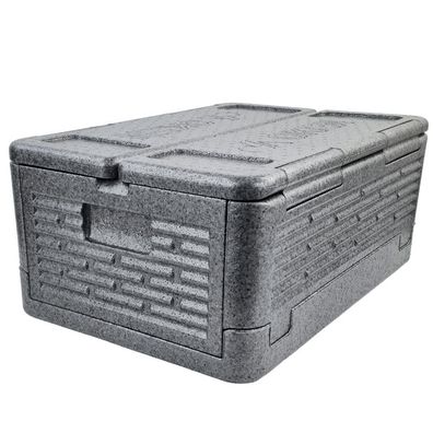Warmhaltebox Kühl Thermo Isolierbox faltbar Grau 38,5L 600x400x260mm