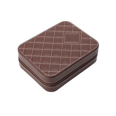 Modalo - 51.04.92 - Uhrenetui für 4 Uhren - Invia - mahagony brown