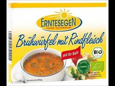 Erntesegen 6x Brühwürfel mit Rindfleisch 72g
