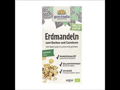 Govinda 6x Erdmandeln gehobelt 125g